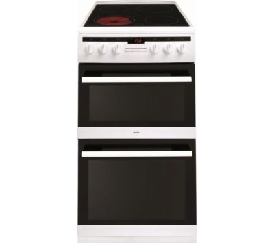 AMICA  508DCE2Ta(W) 50 cm Electric Cooker - White